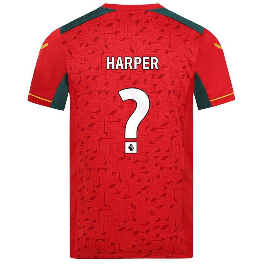 Barn Fraser Harper #0 Röd Bortatröja Matchtröjor 2023/24 Tröjor T-Tröja