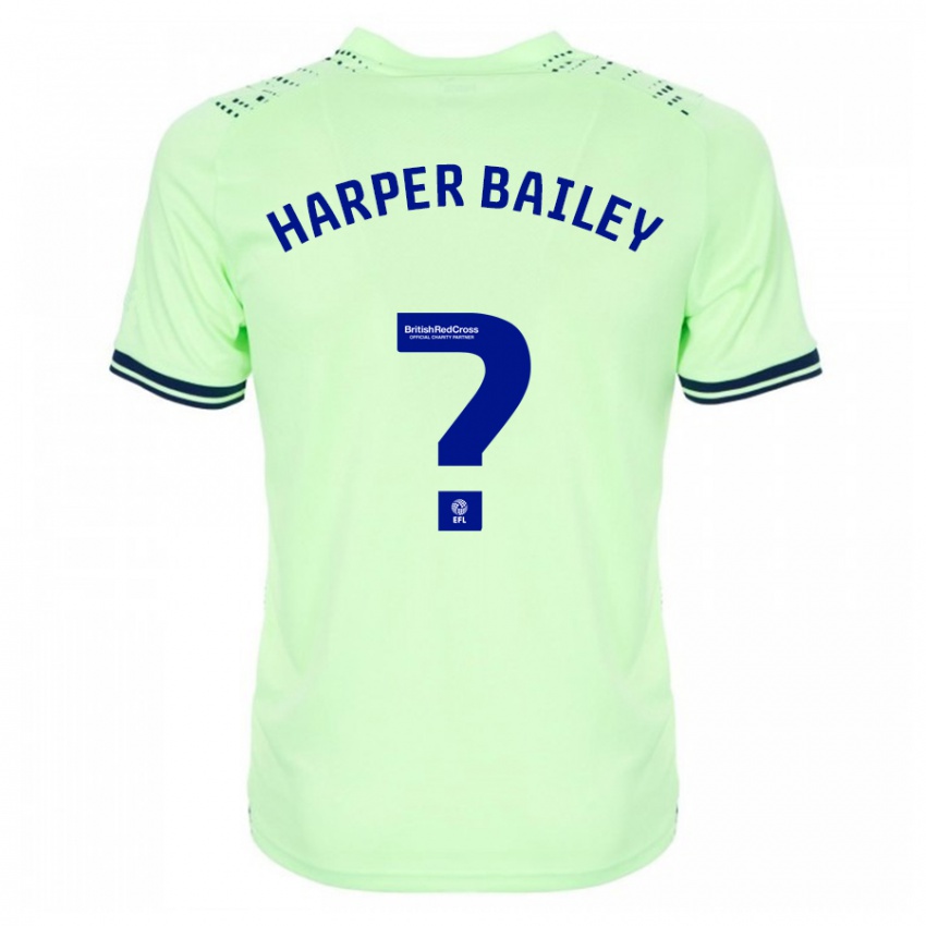 Kvinnor Aaron Harper-Bailey #0 Marin Bortatröja Matchtröjor 2023/24 Tröjor T-Tröja