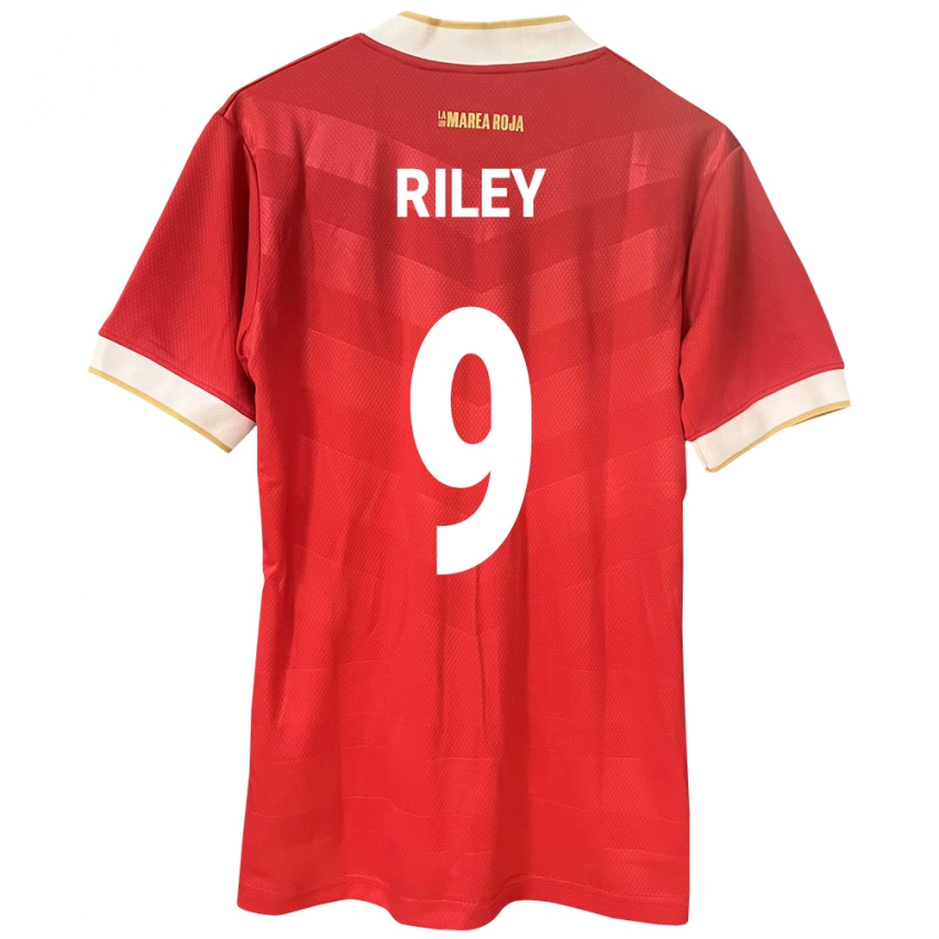 Kvinnor Panama Karla Riley #9 Röd Hemmatröja Matchtröjor 24-26 Tröjor T-Tröja