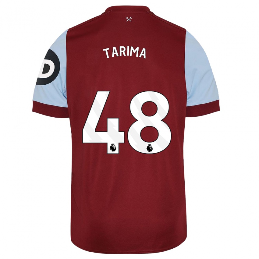 Barn Sean Tarima #48 Rödbrun Hemmatröja Matchtröjor 2023/24 Tröjor T-Tröja