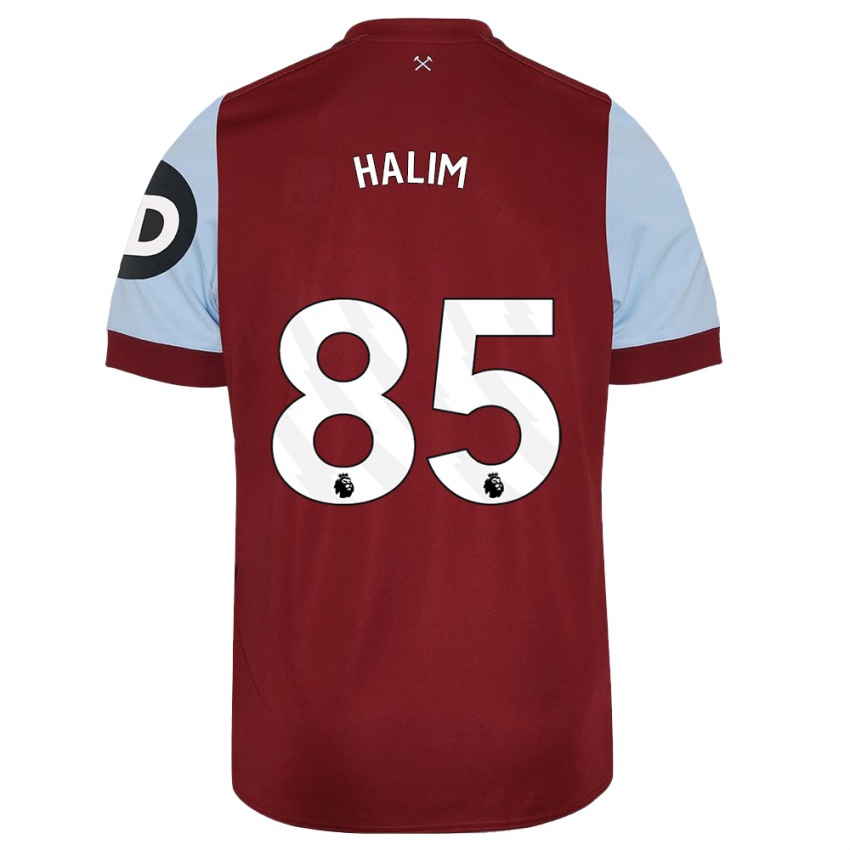 Barn Mehmet Halim #85 Rödbrun Hemmatröja Matchtröjor 2023/24 Tröjor T-Tröja