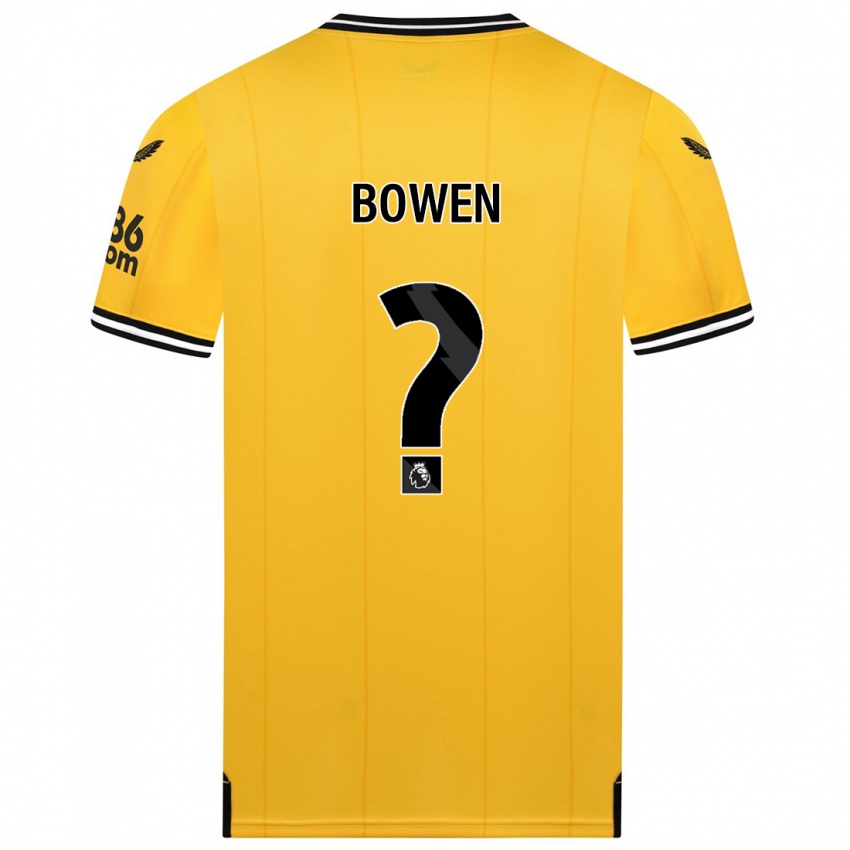 Barn Reiss Bowen #0 Gul Hemmatröja Matchtröjor 2023/24 Tröjor T-Tröja