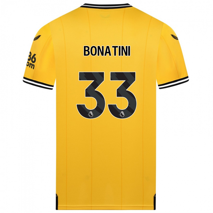 Barn Leo Bonatini #33 Gul Hemmatröja Matchtröjor 2023/24 Tröjor T-Tröja